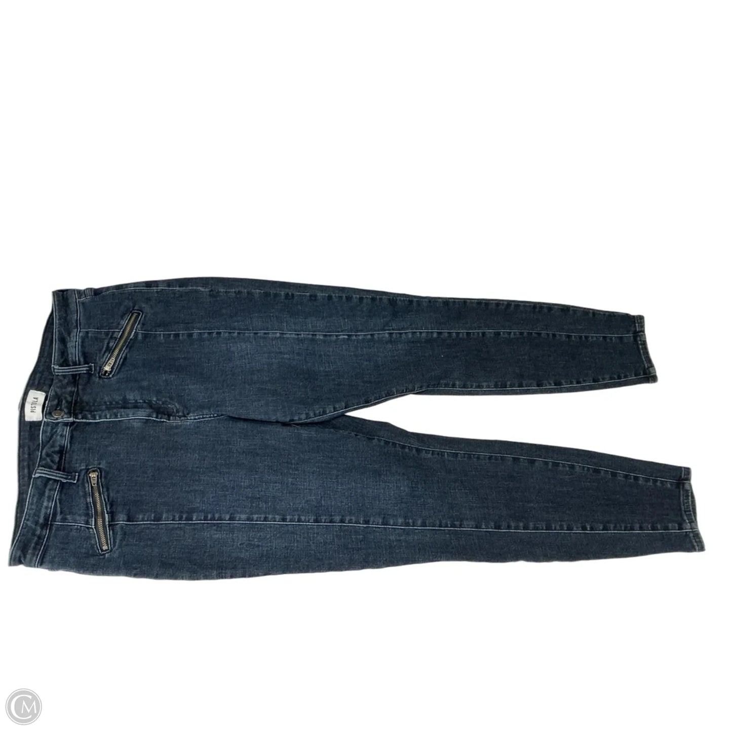 Jeans Straight By Pistola In Blue Denim, Size: 14