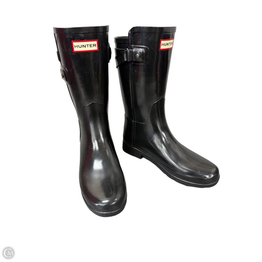 Boots Designer By Hunter In Black, Size: 7