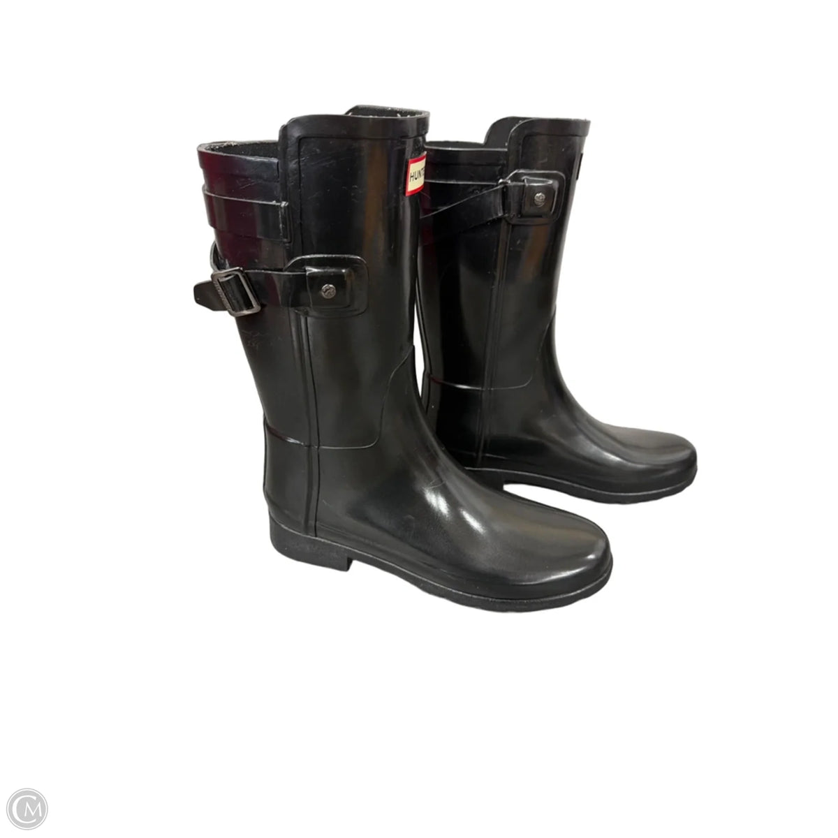 Boots Designer By Hunter In Black, Size: 7