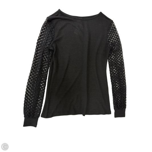 Top Long Sleeve By Shein In Black, Size: Xs