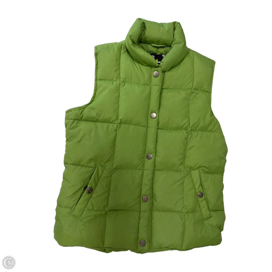 Vest Puffer & Quilted By Clothes Mentor In Green, Size: S