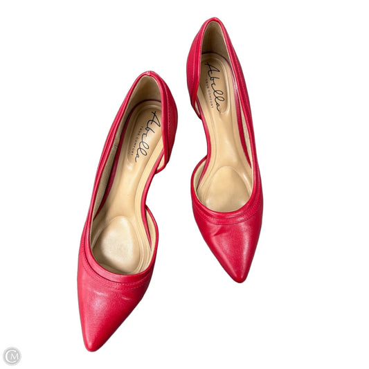 Shoes Heels Kitten By Abella In Red, Size: 8