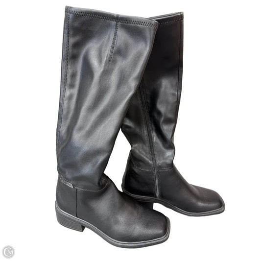Boots Knee Flats By Franco Sarto In Black, Size: 7.5