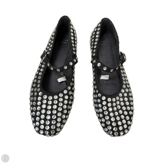 Shoes Flats By A New Day In Black & Silver, Size: 10