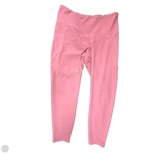 Athletic Leggings By Old Navy In Pink, Size: Xl
