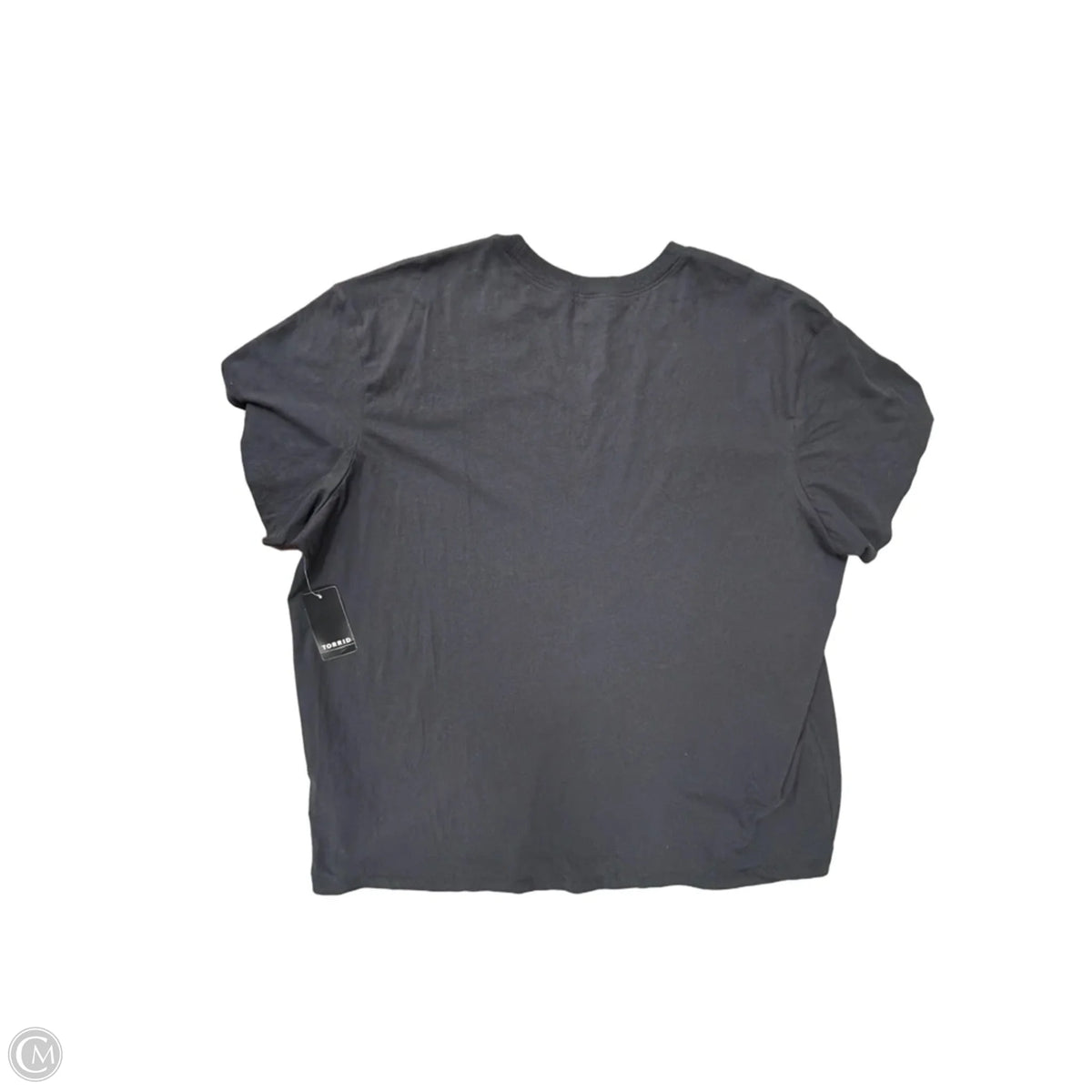 Top Short Sleeve Basic By Torrid In Black, Size: 1x