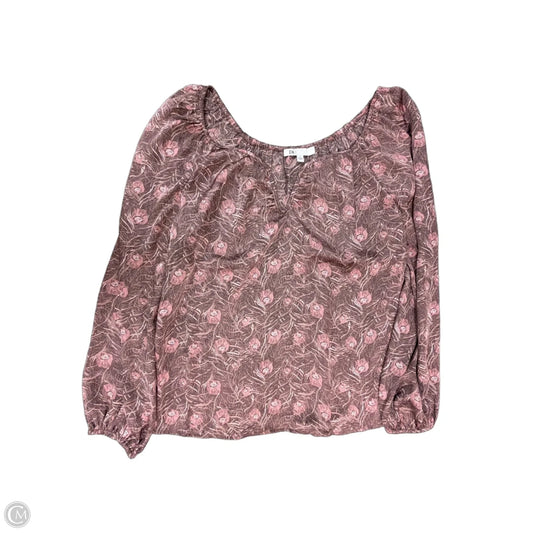 Top Long Sleeve By Dr2 In Pink, Size: S