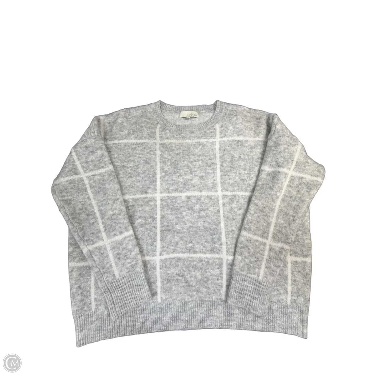 Sweater By Pinch In Grey & White, Size: S