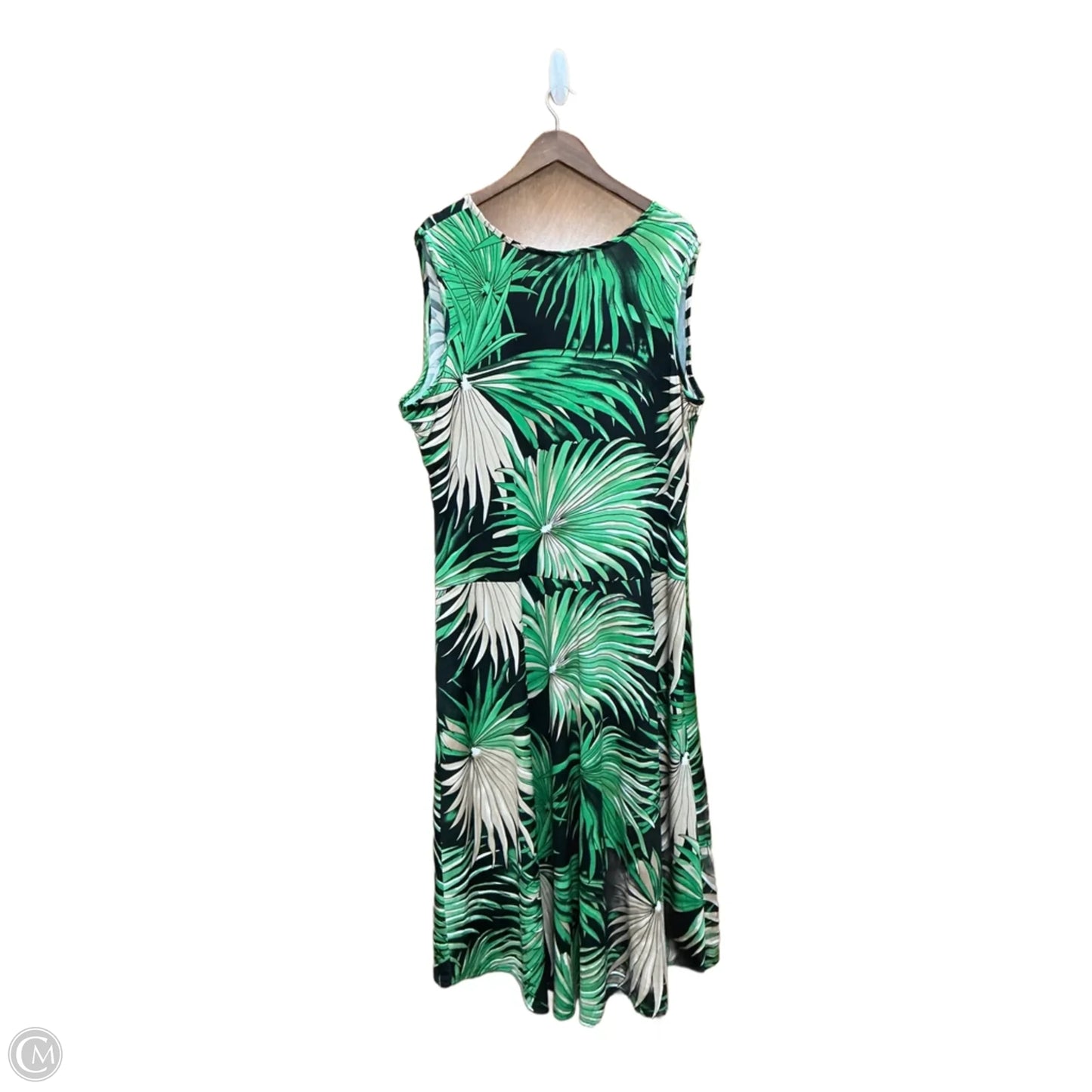 Dress Casual Maxi By Ashley Stewart In Tropical Print, Size: 2x