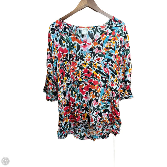 Swimwear Cover-up By Clothes Mentor In Multi-colored, Size: Xs