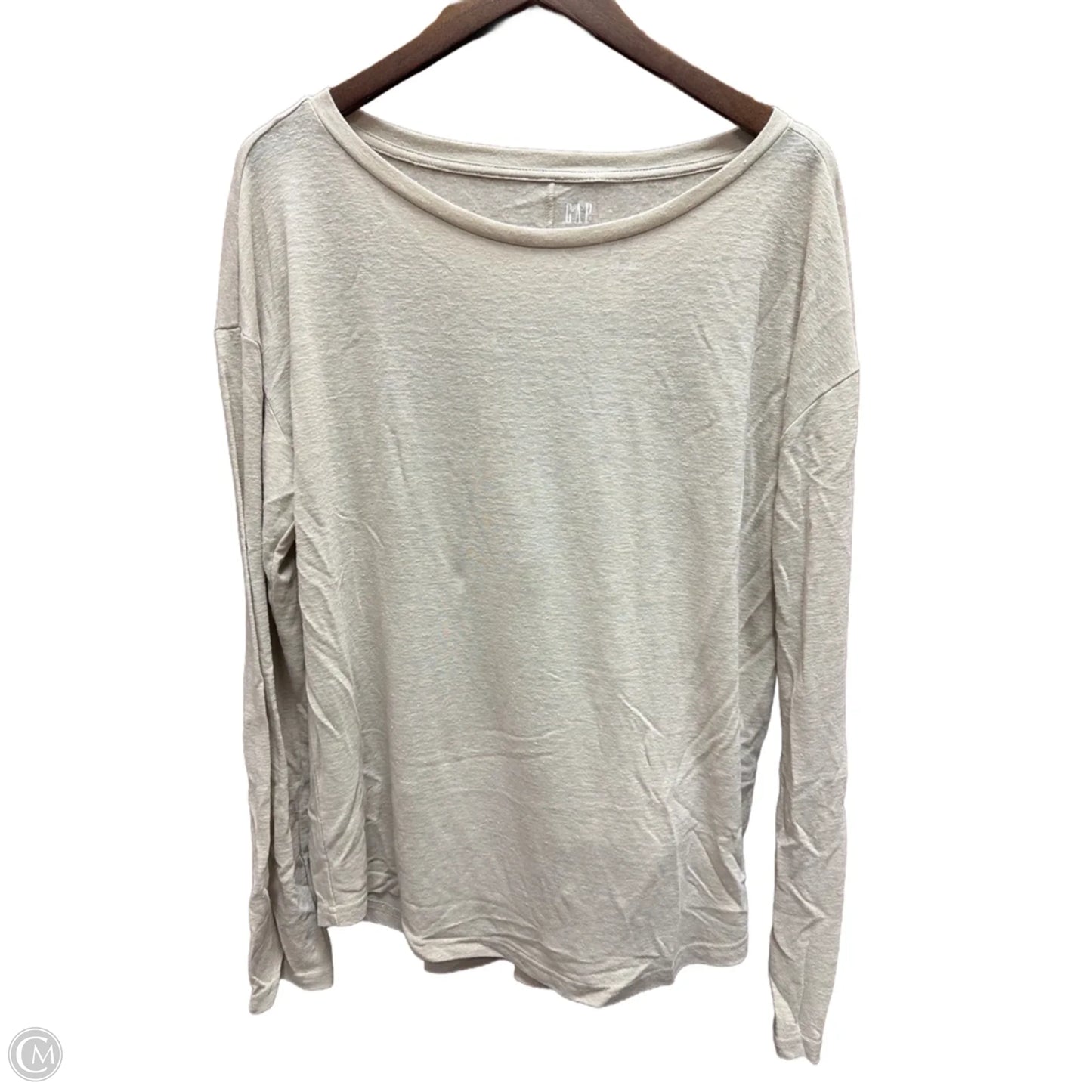 Top Long Sleeve By Gapfit In Yellow, Size: M