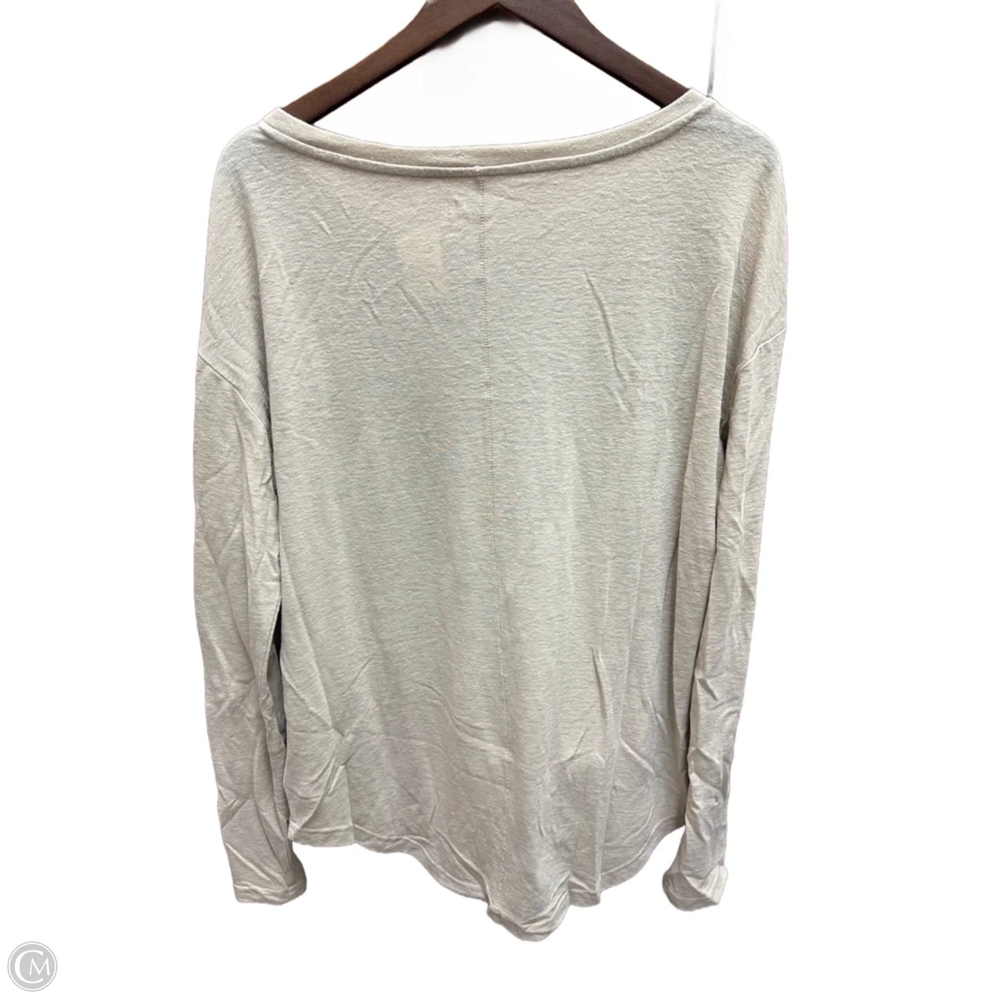 Top Long Sleeve By Gapfit In Yellow, Size: M