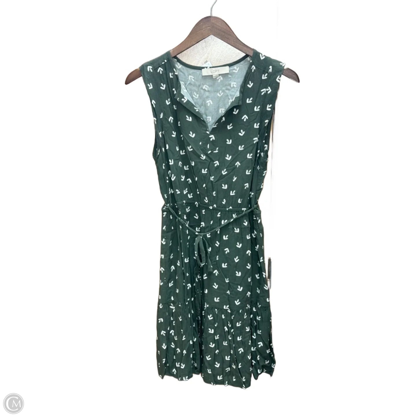 Dress Casual Short By Loft In Green, Size: Xs