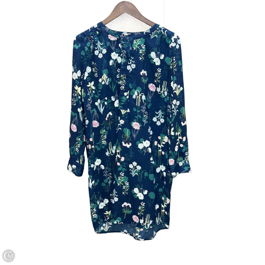 Dress Casual Midi By Loft In Blue, Size: M