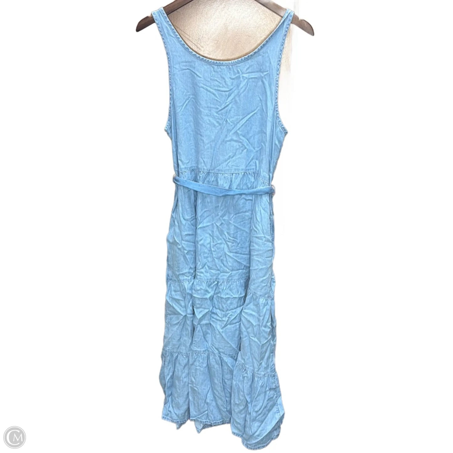Dress Casual Maxi By Sonoma In Blue Denim, Size: L