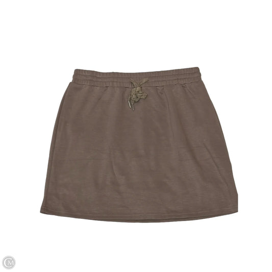 Skort By Clothes Mentor In Brown, Size: L