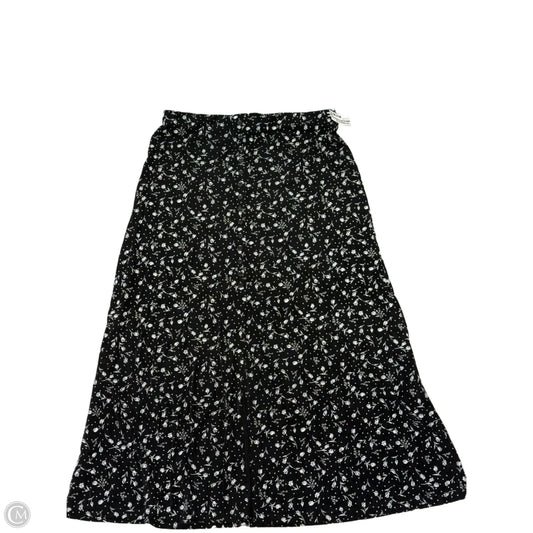 Skirt Maxi By Skirtology In Black & White, Size: L