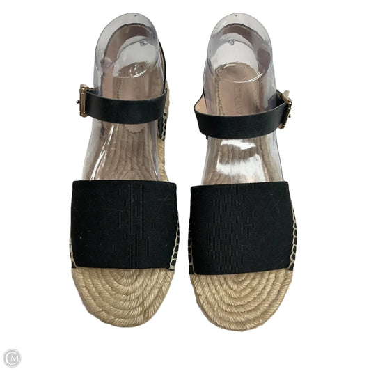 Sandals Flats By J. Crew In Black & Tan, Size: 10