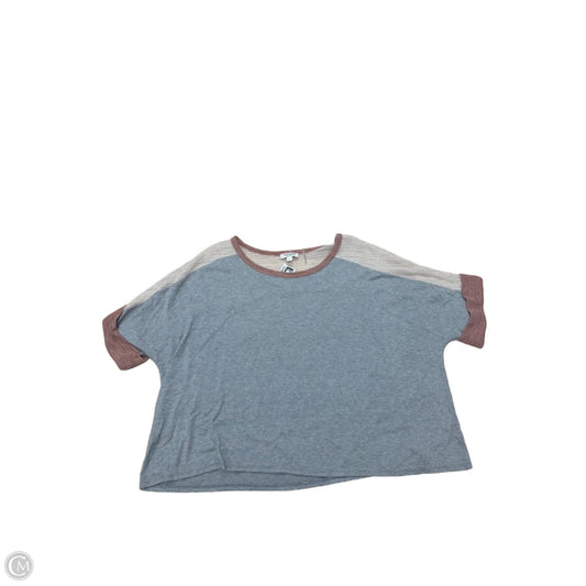 Top Short Sleeve By Andree By Unit In Multi-colored, Size: L