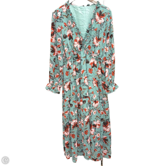 Dress Casual Maxi By Cme In Floral Print, Size: 1x