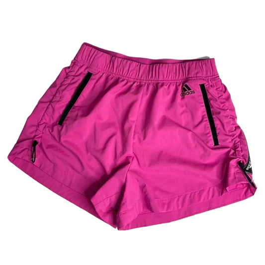 Athletic Shorts By Adidas In Pink, Size: M
