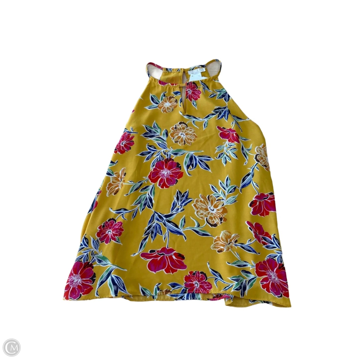 Top Sleeveless By Finn & Grace In Floral Print, Size: L