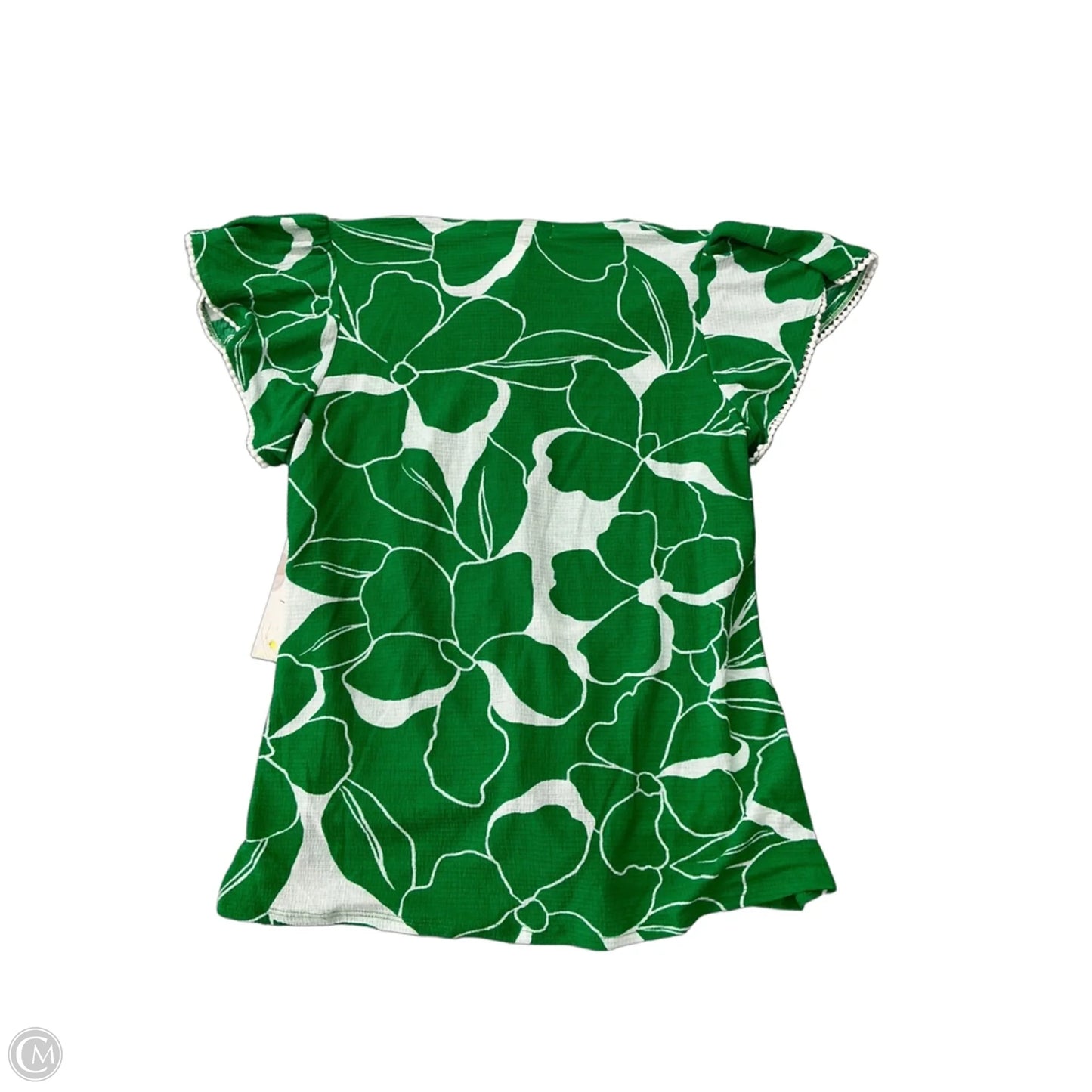 Top Short Sleeve By Joie In Green, Size: S