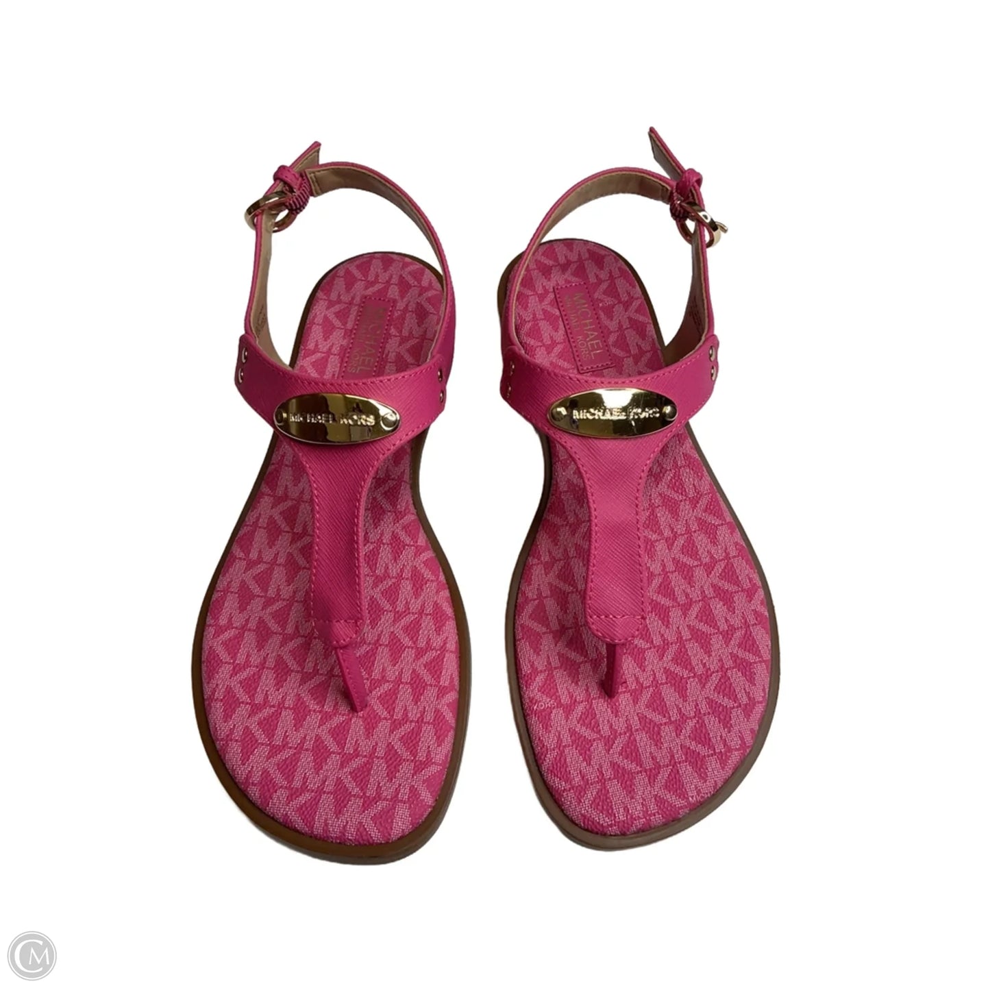 Sandals Flats By Michael By Michael Kors In Pink, Size: 7