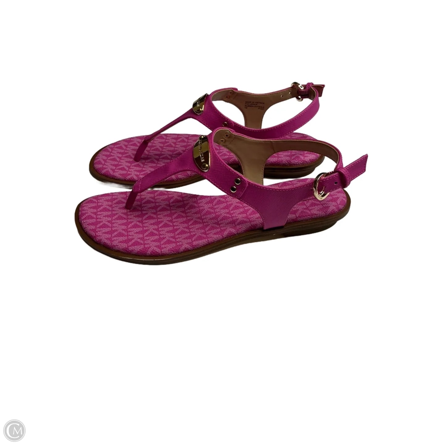 Sandals Flats By Michael By Michael Kors In Pink, Size: 7