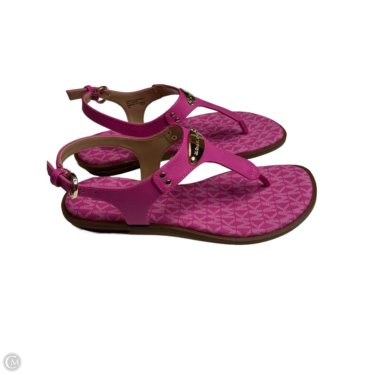 Sandals Flats By Michael By Michael Kors In Pink, Size: 7