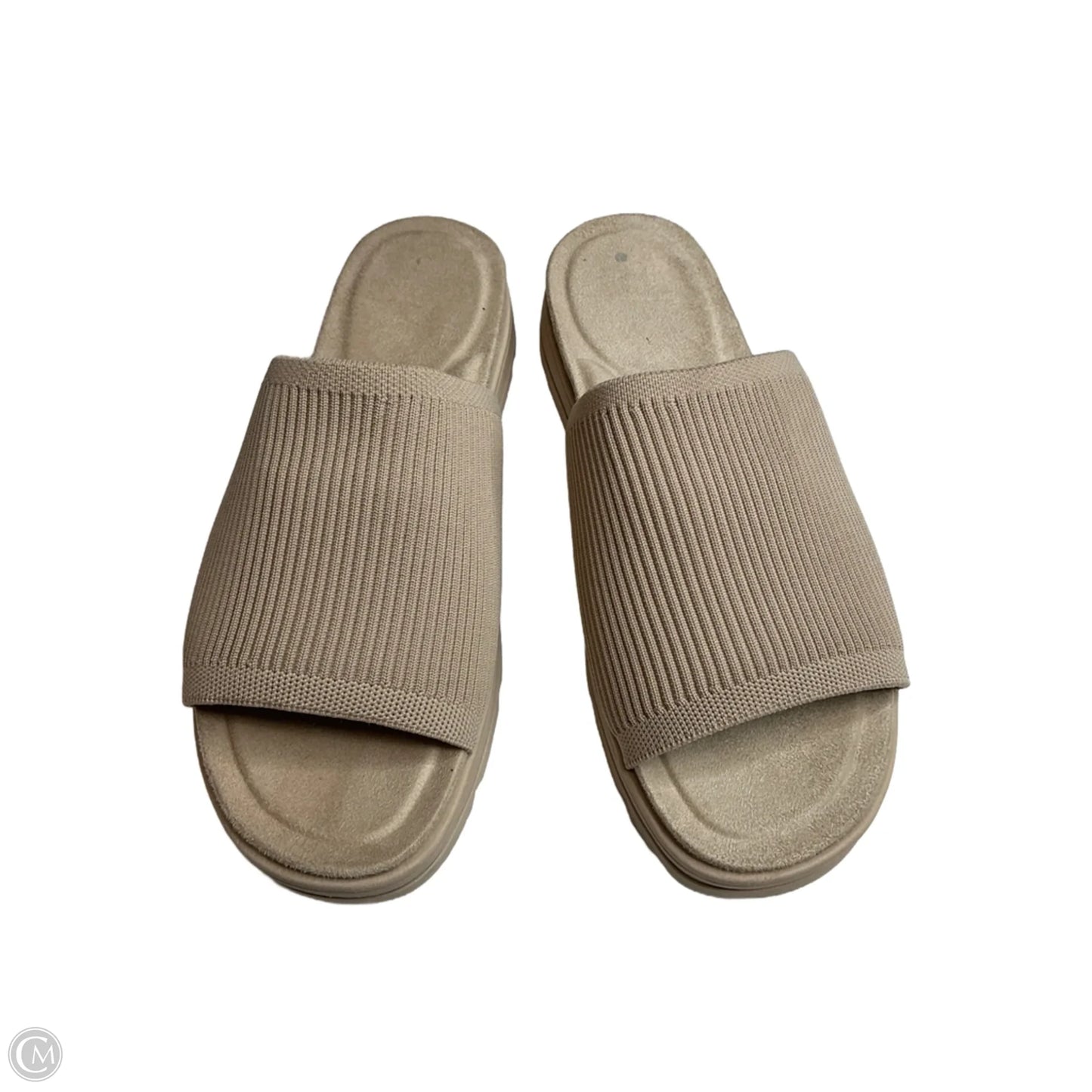 Sandals Flats By Easy Spirit In Tan, Size: 7.5