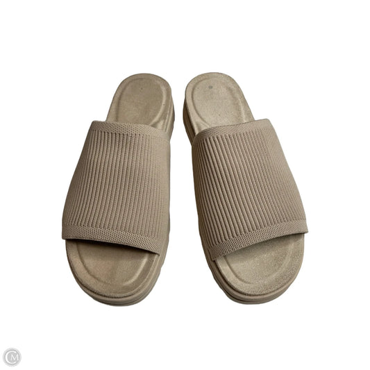 Sandals Flats By Easy Spirit In Tan, Size: 7.5