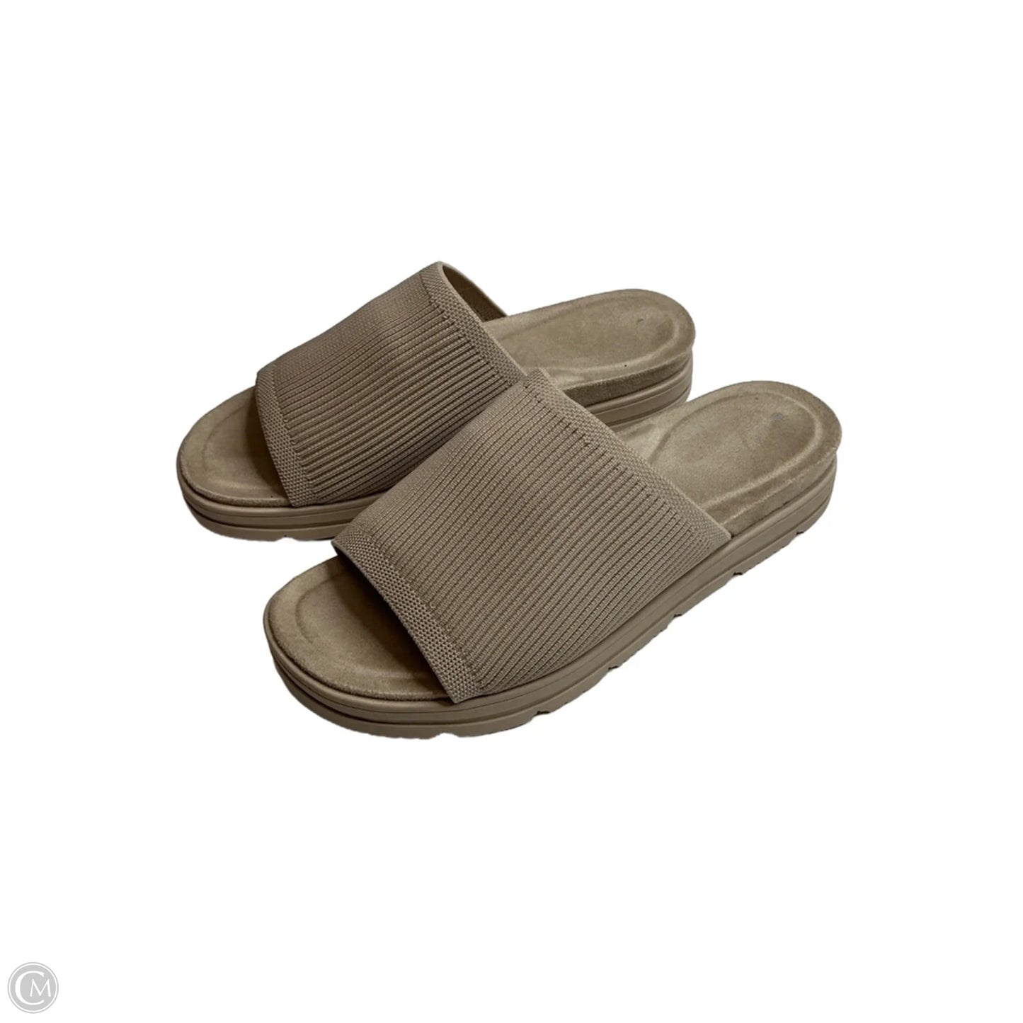 Sandals Flats By Easy Spirit In Tan, Size: 7.5
