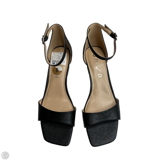 Sandals Heels Block By Unisa In Black, Size: 8