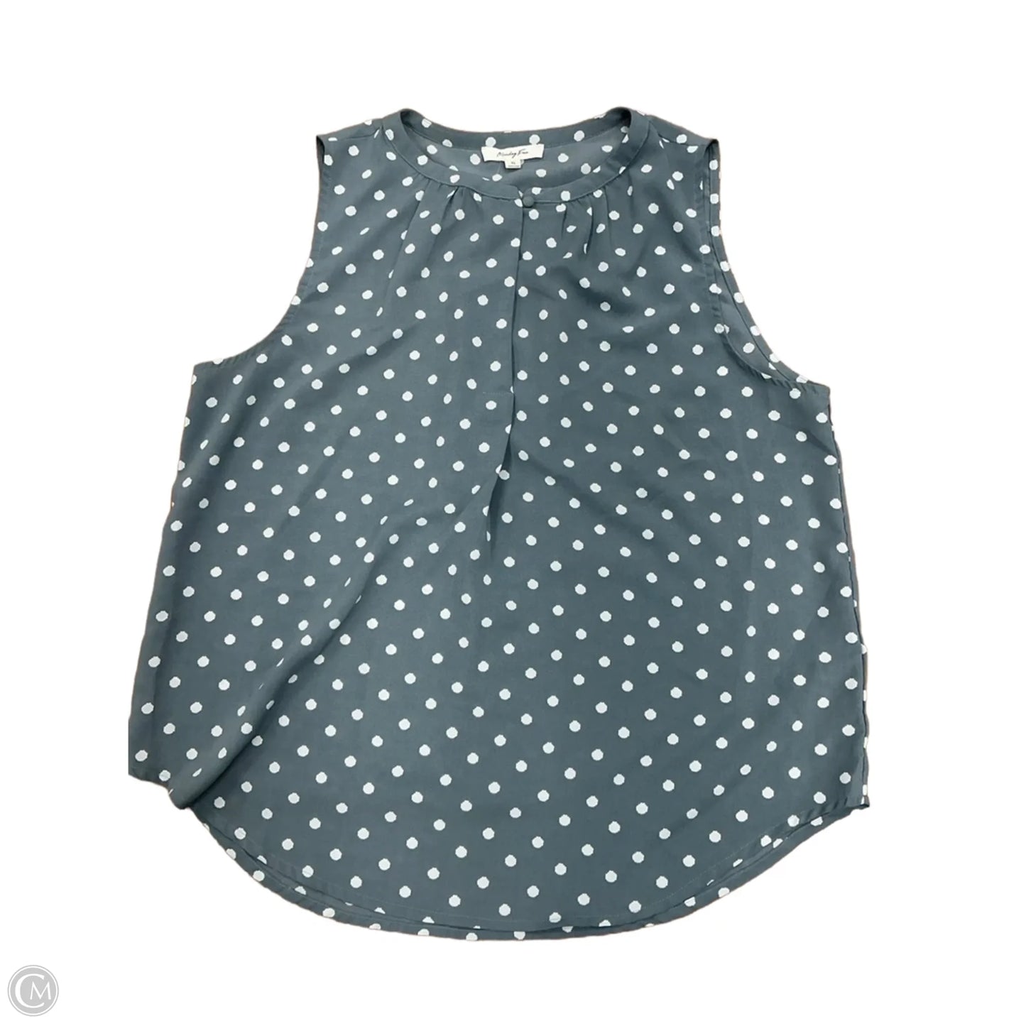 Top Sleeveless By Monday Fun In Polkadot Pattern, Size: Xl