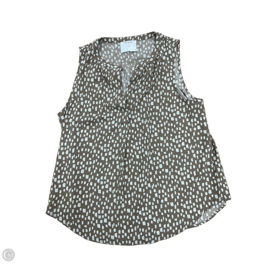 Top Sleeveless By Monday Fun In Brown, Size: Xl