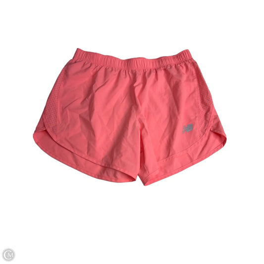 Athletic Shorts By New Balance In Pink, Size: L