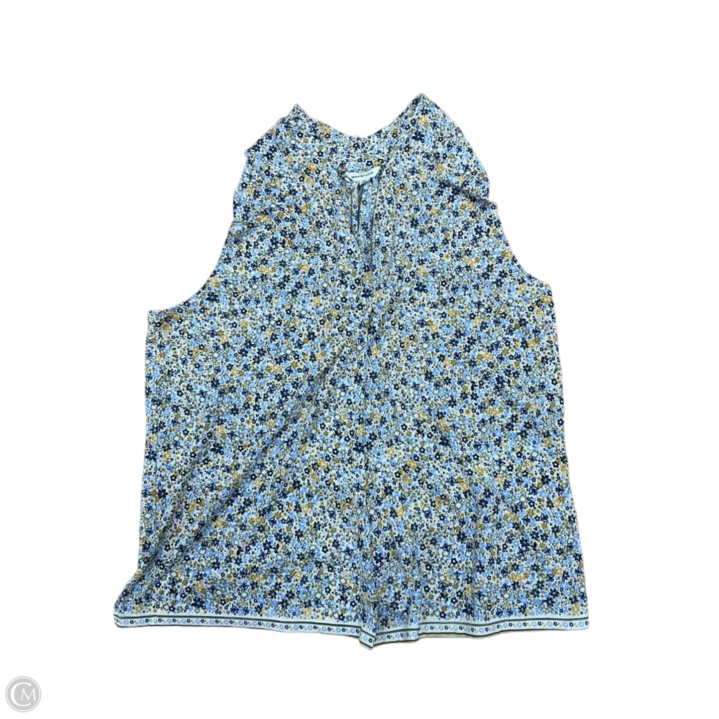 Top Sleeveless By Max Studio In Floral Print, Size: Xl