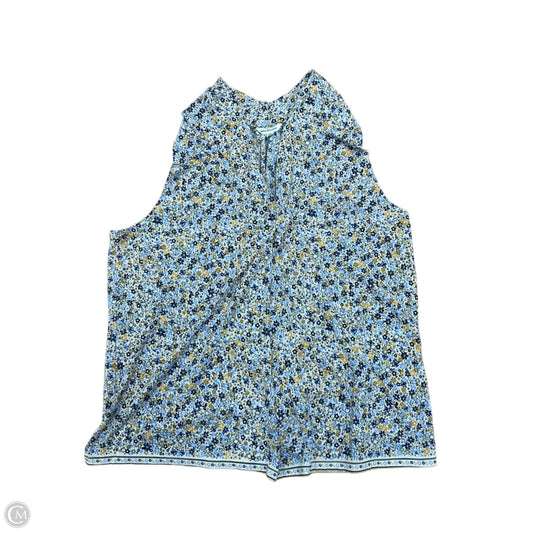 Top Sleeveless By Max Studio In Floral Print, Size: Xl