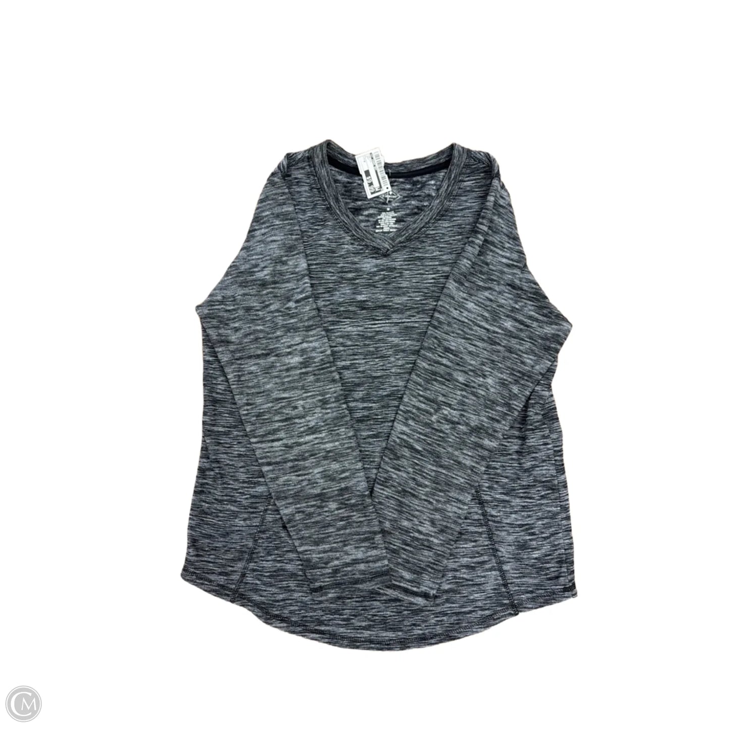 Top Long Sleeve By St Johns Bay In Grey, Size: M