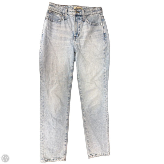 Jeans Straight By Madewell In Blue Denim, Size: 2