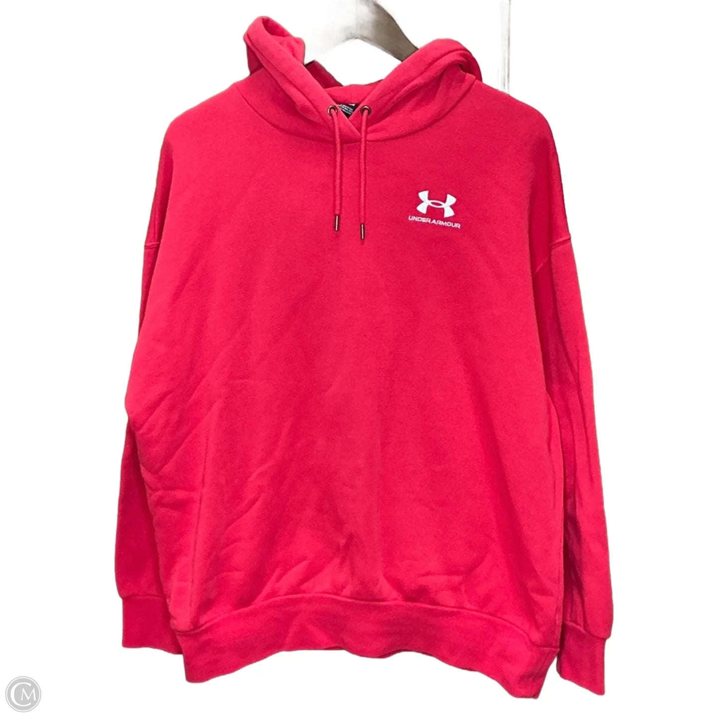 Athletic Sweatshirt Hoodie By Under Armour In Coral, Size: S