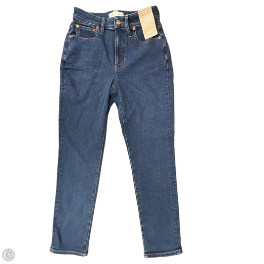 Jeans Skinny By Madewell In Blue Denim, Size: 4