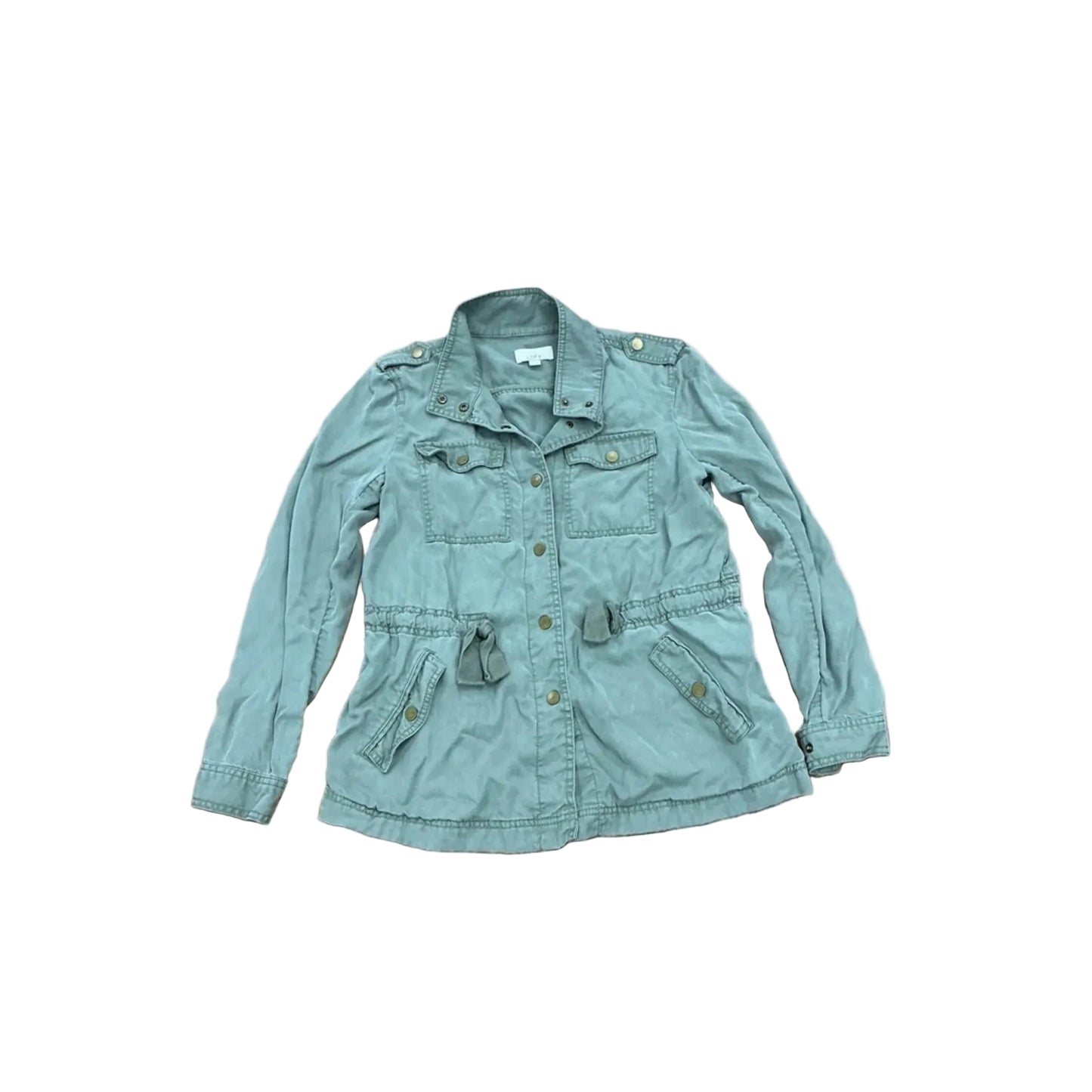 Jacket Utility By Loft In Green, Size: Xs
