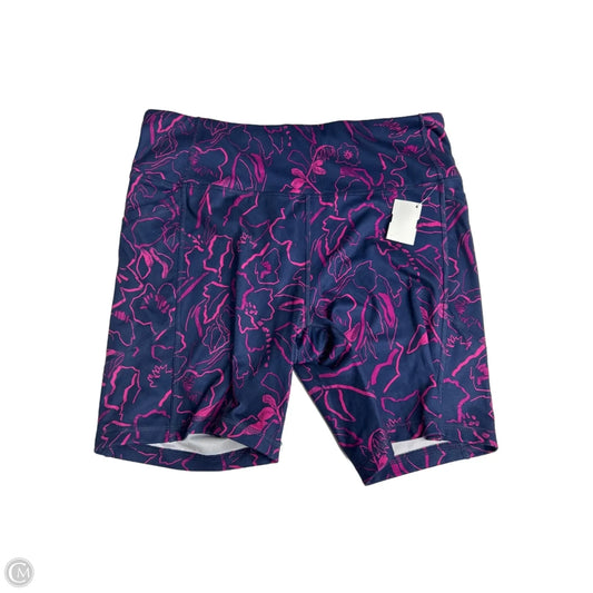 Athletic Shorts By Avia In Blue & Pink, Size: Xl