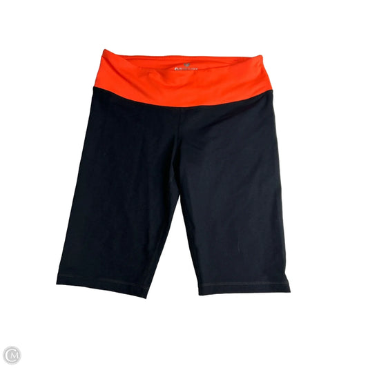 Athletic Shorts By 90 Degrees By Reflex In Black & Orange, Size: S