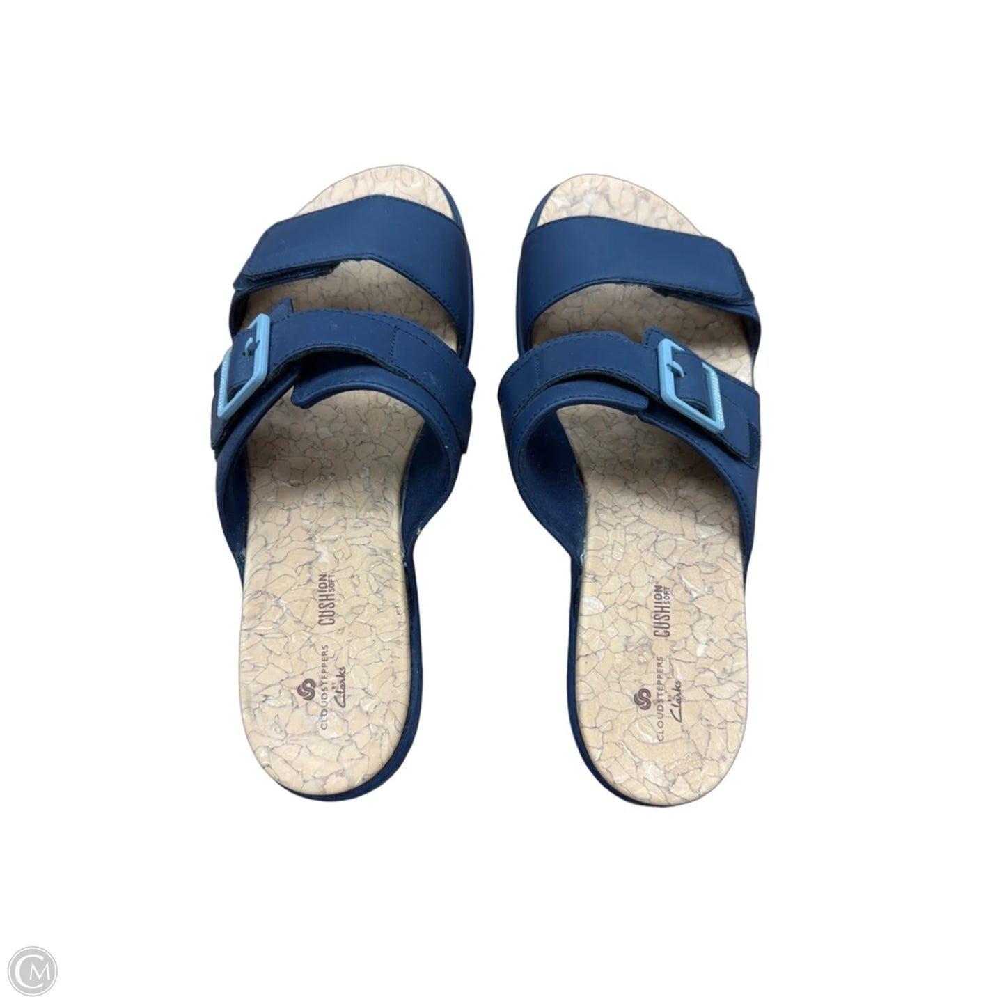 Sandals Flats By Clarks In Blue, Size: 9
