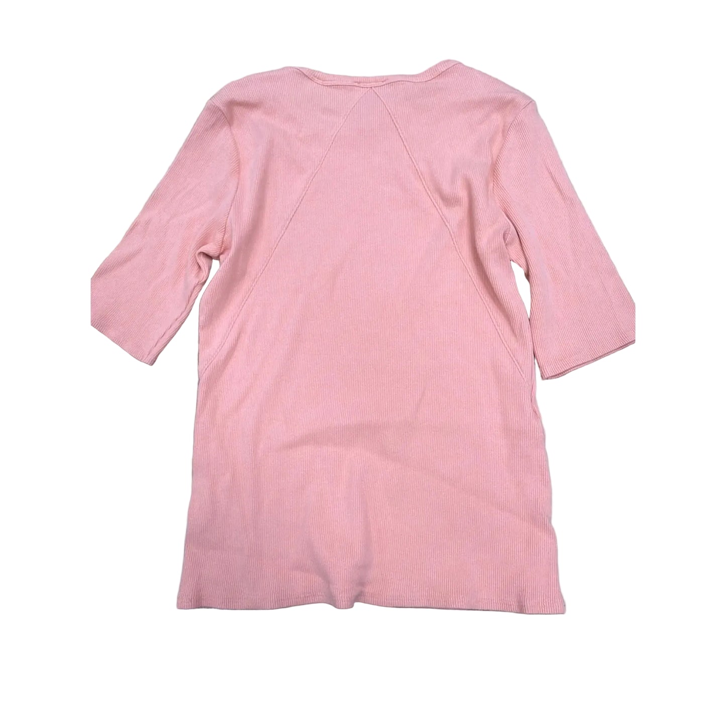Top Short Sleeve Basic By Elie Tahari In Peach, Size: M