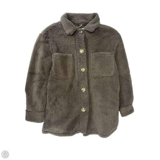 Jacket Shirt By Maurices In Brown, Size: S