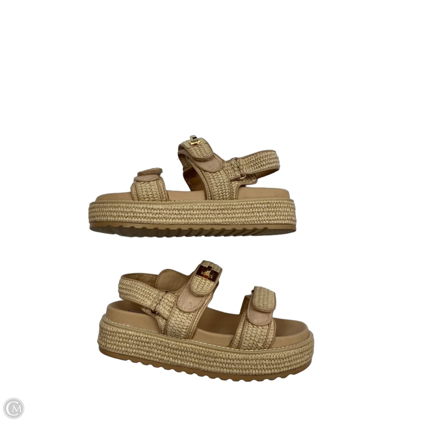 Sandals Flats By Steve Madden In Tan, Size: 9